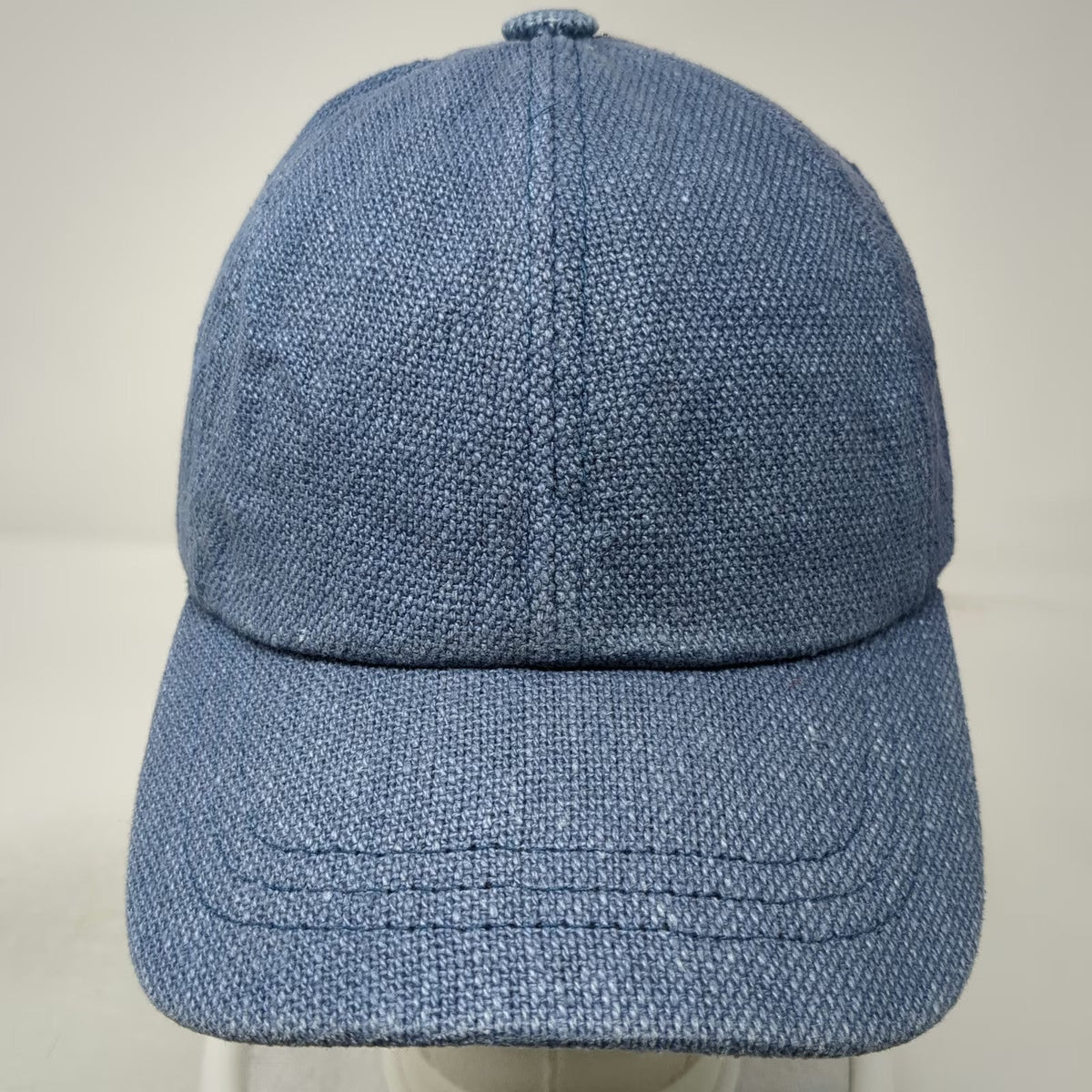 Lucky Brand Baseball Cap Blue One Size Woven Texture Slideback Adjustable Hat