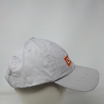 CSHQA Strapback Hat Gray One Size Adjustable Vented Holes 6 Panel Port & Company