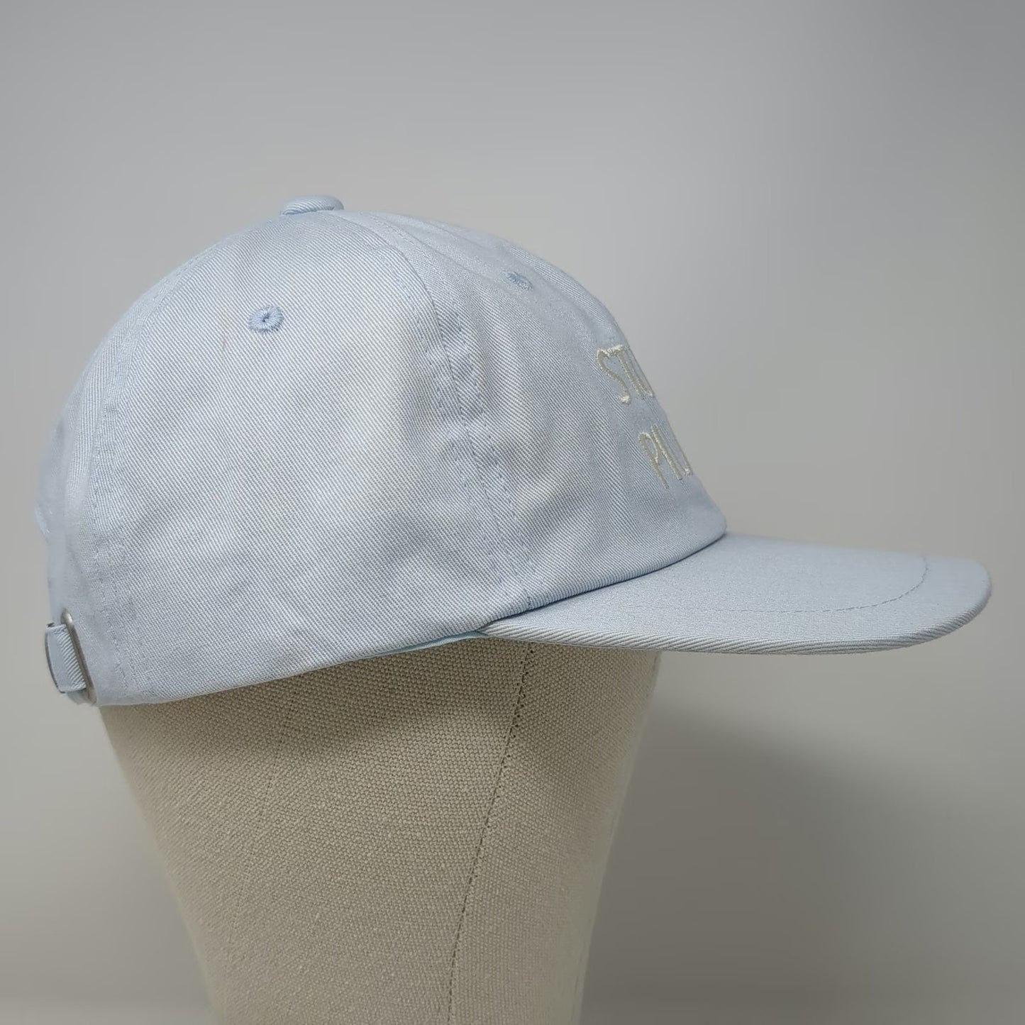 Studio Pilates Baseball Cap Blue One Size Adjustable Cotton Strapback Hat