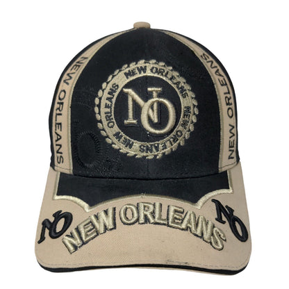New Orleans Strapback Hat Multicolor One Size Embroidered Adjustable