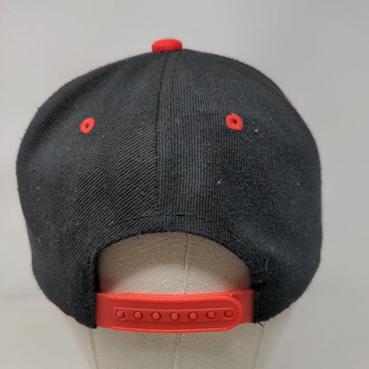 New York Giants Snapback Hat Black Red OSFA Embroidered Logo NFL Adjustable