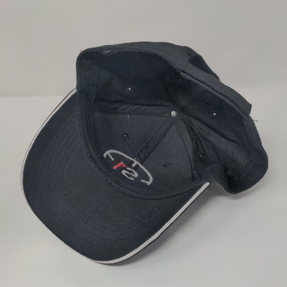 S1 Sightron Strapback Hat Black OSFM Embroidered 6 Panel Outdoor Cap