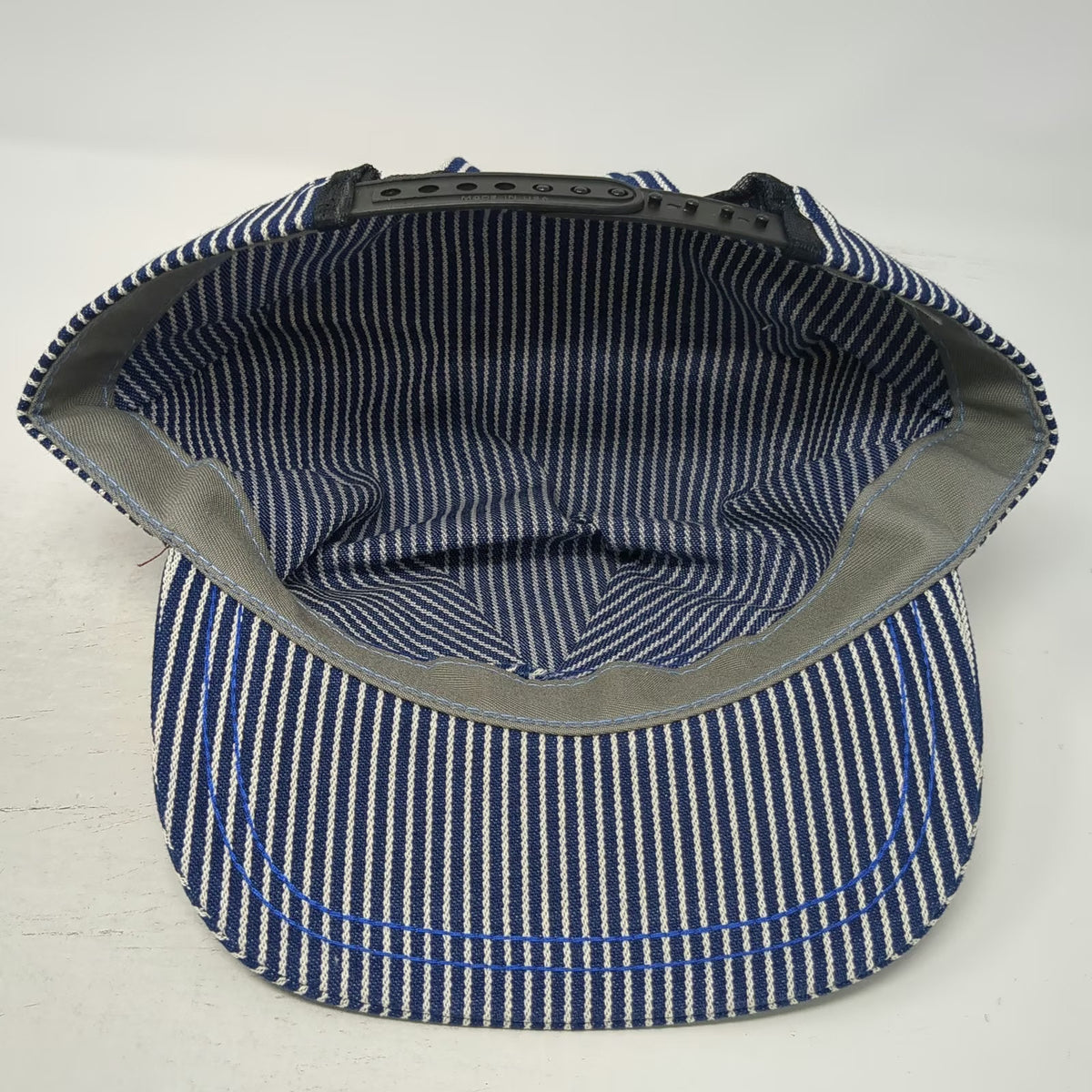 Blue Snapback Hat Nevada Northern Railway Museum Ely Route One Size USA Made