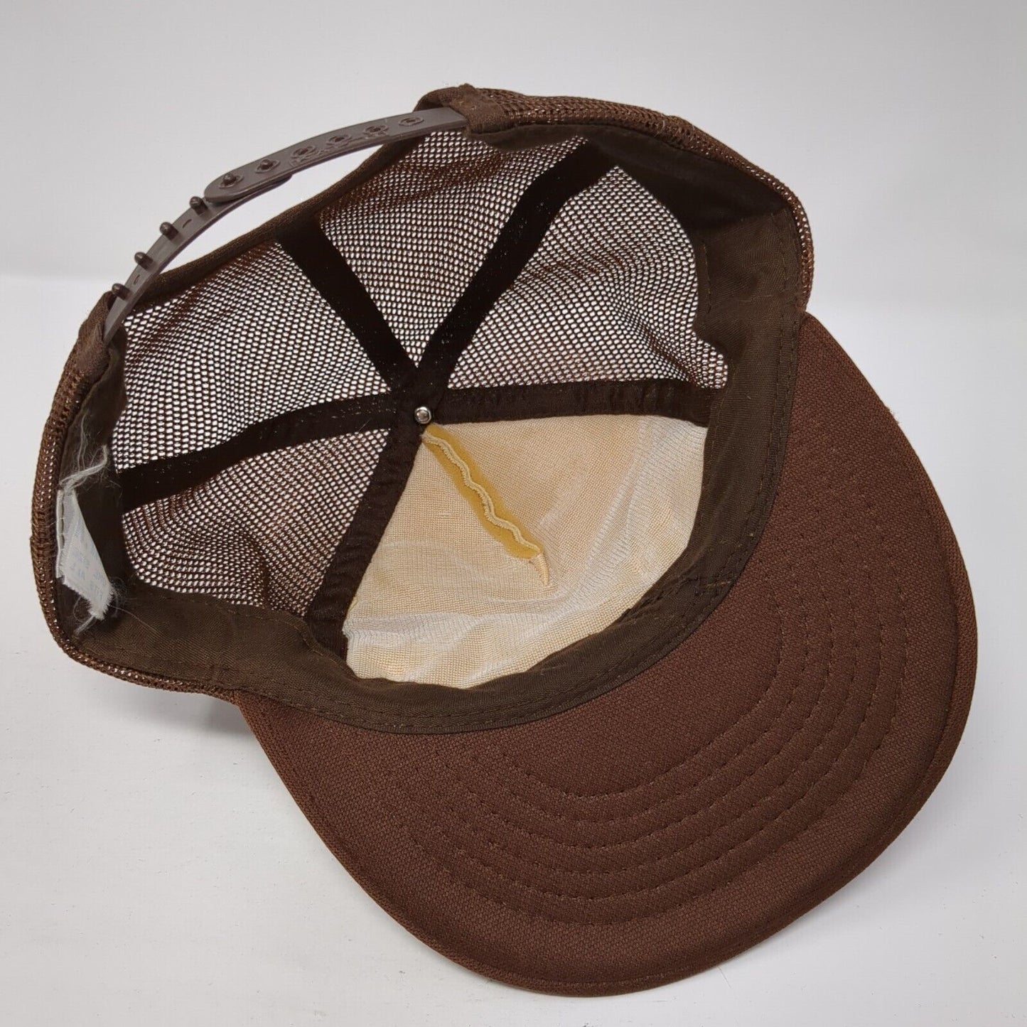 Montana Merchandising Inc Snapback Trucker Hat Brown One Size Mesh Back