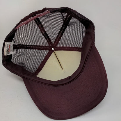 Bradis Guns Snapback Mesh Back Rope Trucker Hat Red Adult Fit All Adjustable