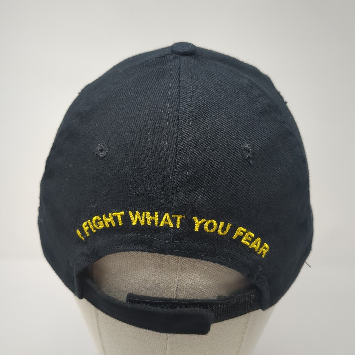 Marines Semper Fi Strapback Hat Black One Size I Fight What You Fear