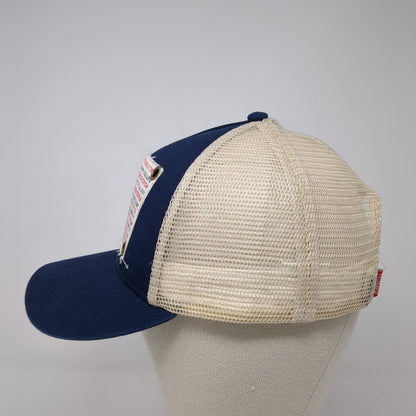 Cinch Lead Don't Follow Snapback Trucker Hat Multicolor OS Adjustable Mesh Back