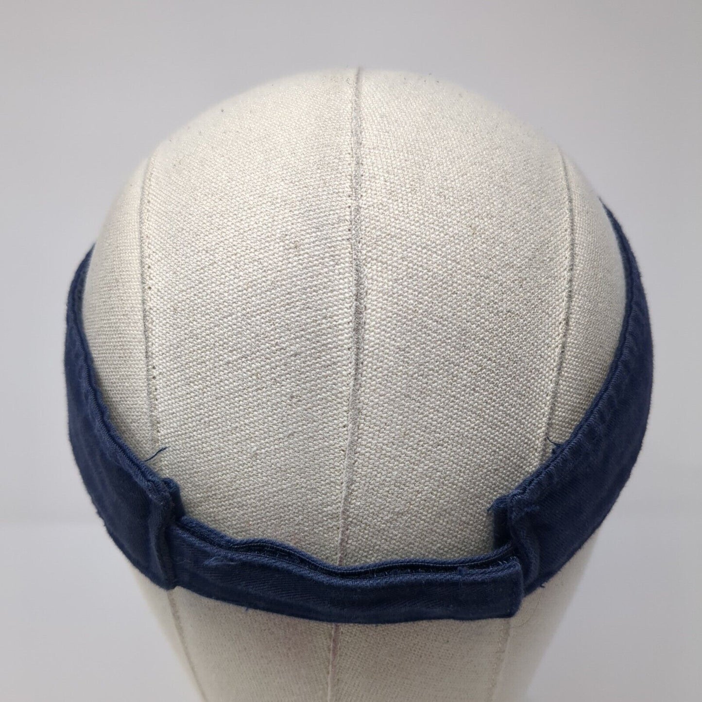 Columbia Transit Strapback Sun Visor Hat Blue OS Adjustable Embroidered Anvil