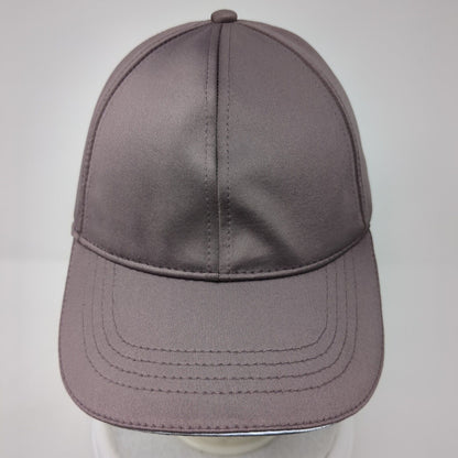 Unbranded Strapback Hat Purple One Size Adjustable Vented Holes 6 Panel Blank