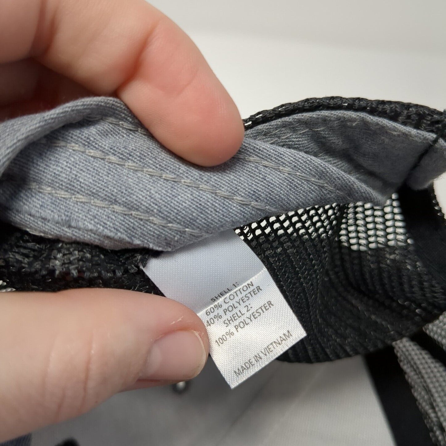 Richardson Snapback Mesh Back Trucker Hat Gray One Size Embroidered m|m