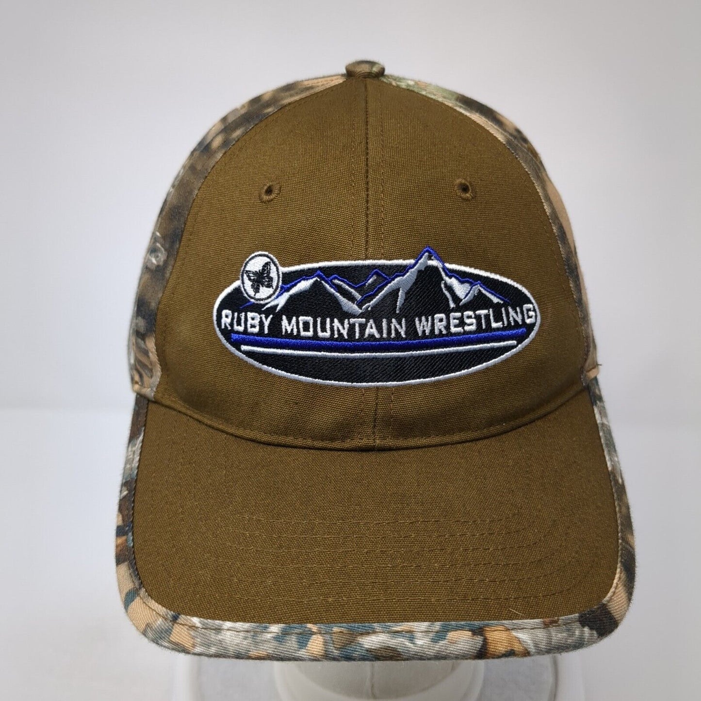 Ruby Mountain Wrestling Strapback Hat Camo One Size Hunting Richardson