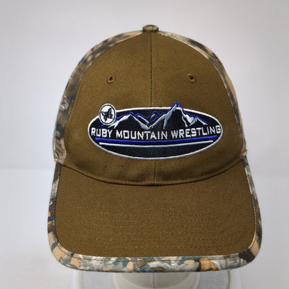 Ruby Mountain Wrestling Strapback Hat Camo One Size Hunting Richardson