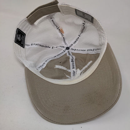 Mississippi Tennessee Transformers Inc Strapback Trucker Hat Tan OSFM Mesh Back