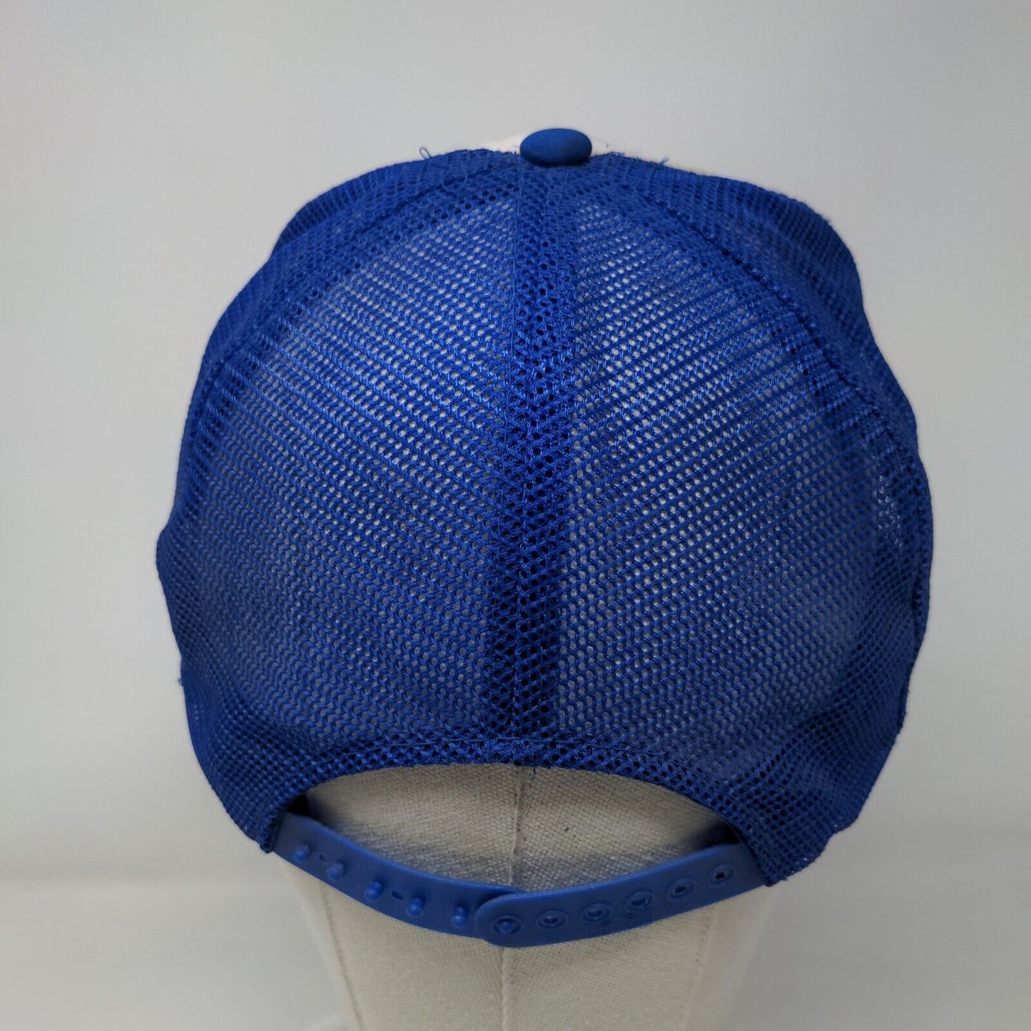 Pro-Fit Snapback Rope Trucker Hat Blue OSFA Mesh Back Colorblock