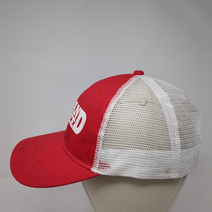 Legrand Feed Strapback Trucker Hat Red One Size Adjustable Mesh Back Vitronic