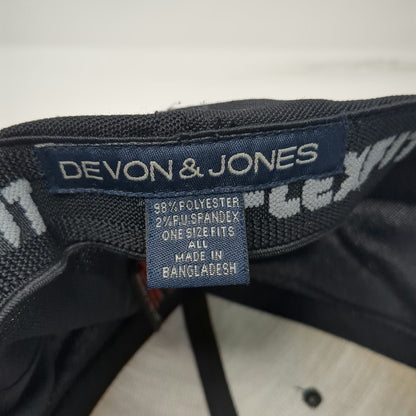Devon & Jones Baseball Cap Black One Size CommTek Solutions LLC Flexfit Hat