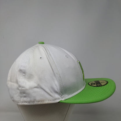 New Era 59Fifty Men's Fitted Hat White 7 3/4 Embroidered Florida Marlins Logo