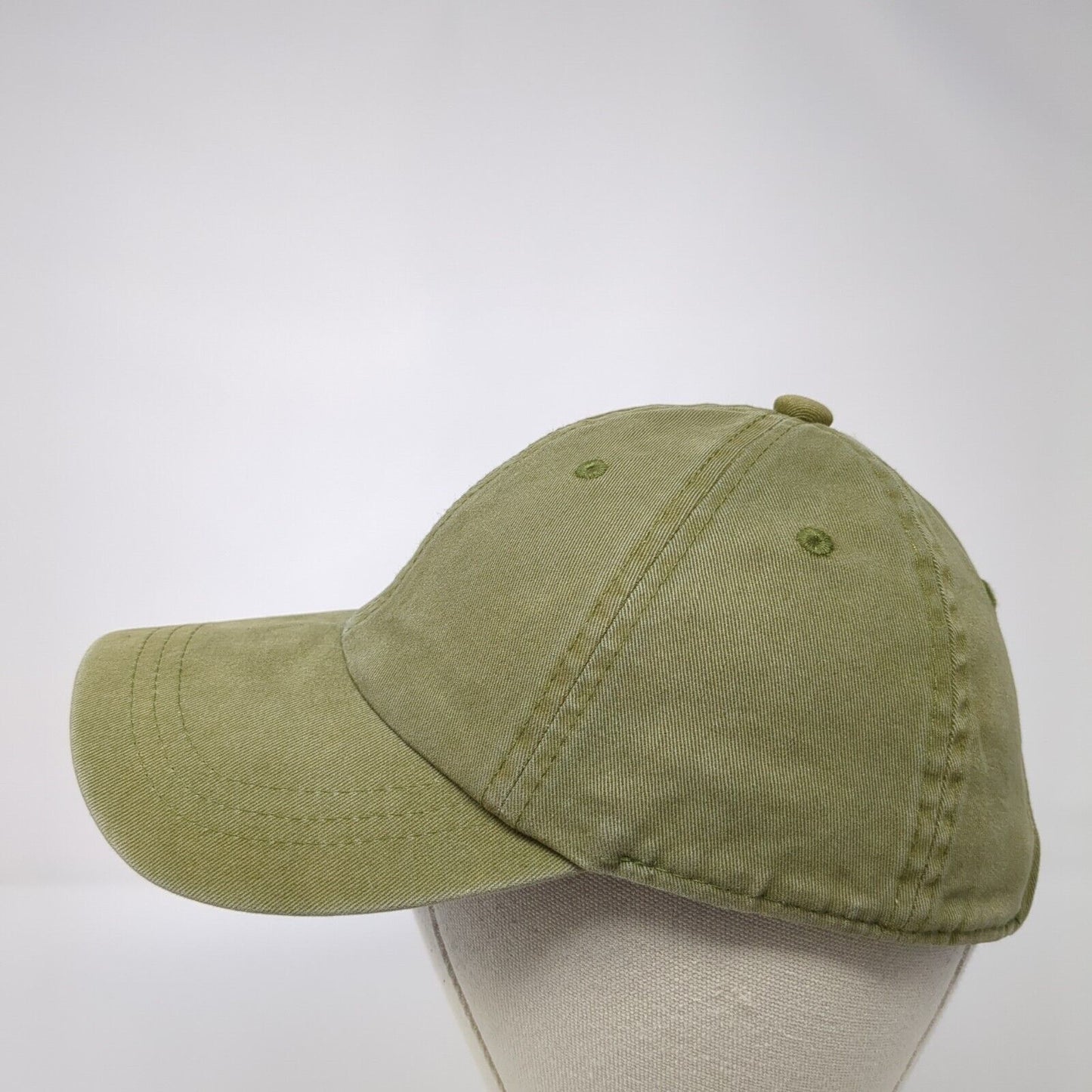 Unbranded Slideback Hat Green One Size Adjustable Blank 6 Panel Outdoor