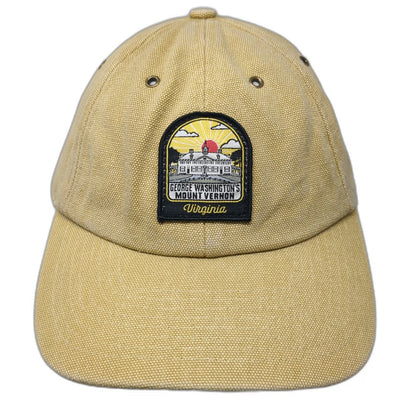 TechStyles Baseball Cap Beige One Size Mount Vernon Virginia Hat Slideback