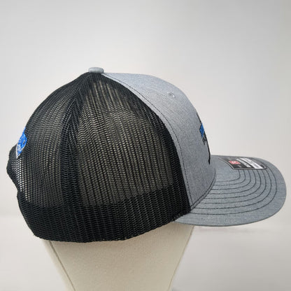 Richardson Trucker Hat Gray One Size Snapback Mountain West Laird Farm Equipment