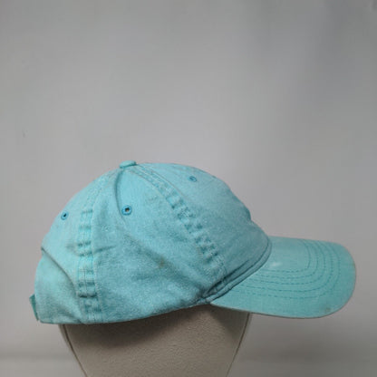 Unbranded Strapback Hat Blue Spearmint OSFM Adjustable Solid Blank