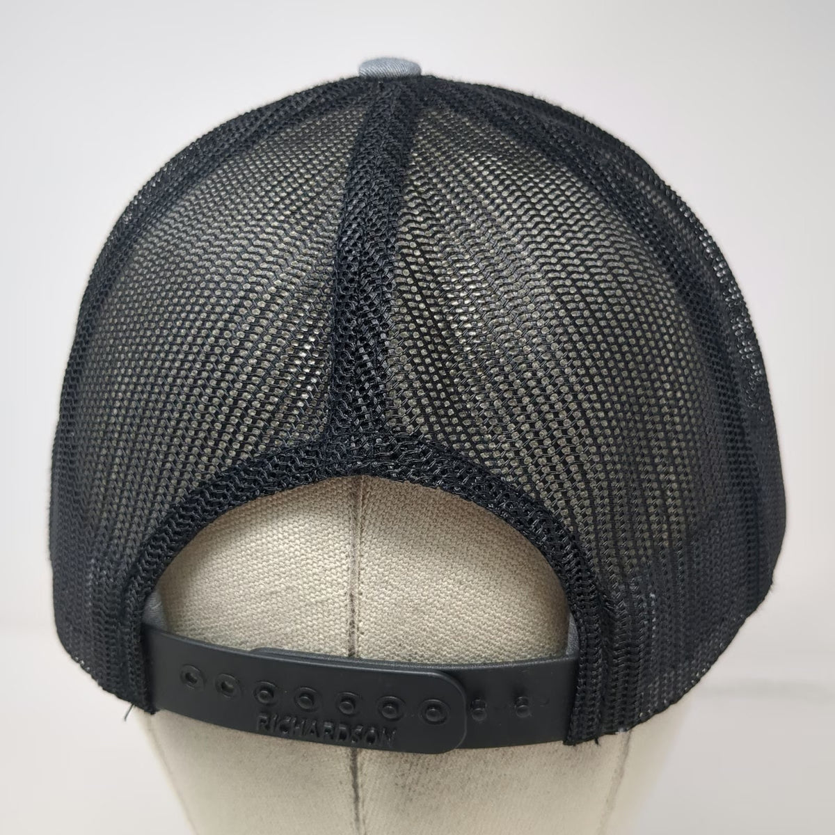 Richardson Gray Trucker Hat One Size Conterra Leather Patch Agriculture Snapback