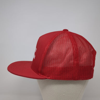 Make #10 Great Again Snapback Trucker Hat Red One Size Mesh Back Yupoong