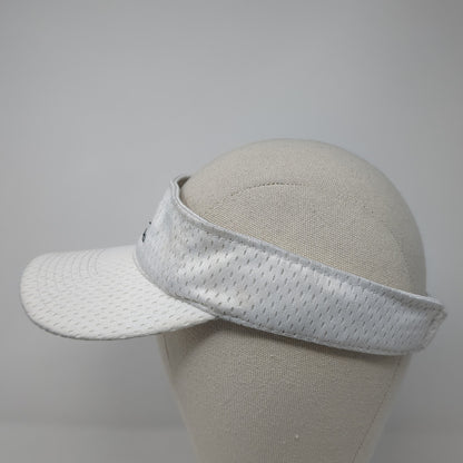 First State Community Bank Sun Visor Hat White One Size Adjustable Outdoor Cap