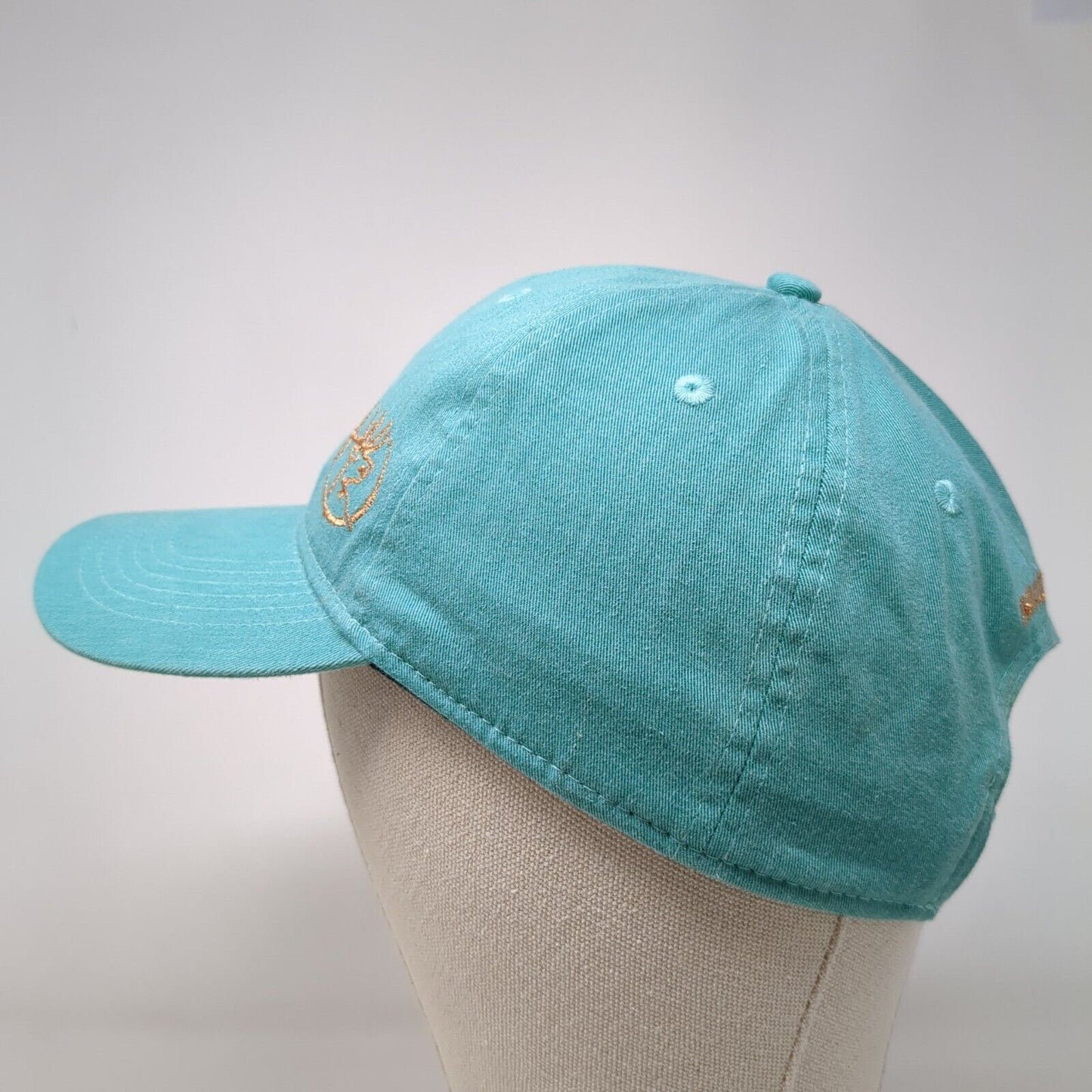 RMEF Women's Strapback Hat Green One Size Embroidered Outdoor Cap