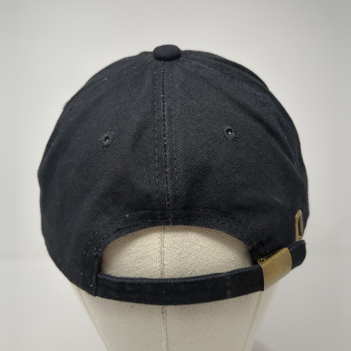 I Love NY Slideback Hat Black One Size Adjustable Embroidered Solid