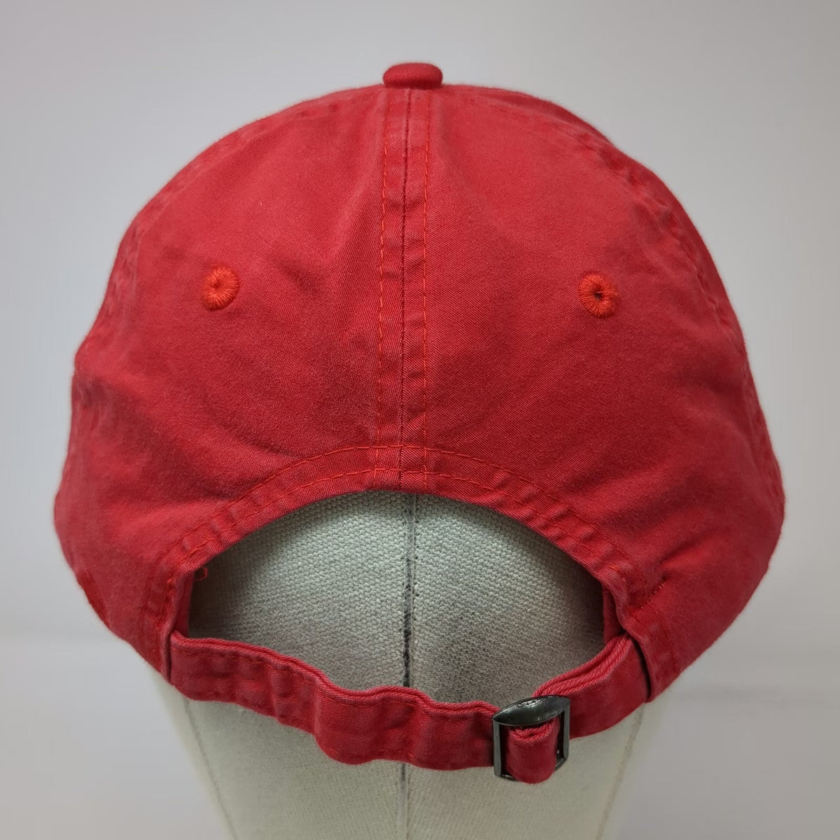 Pacific Headwear Baseball Cap Red One Size Slideback Keystone Embroidered Hat