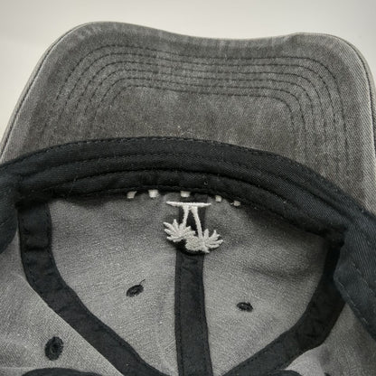 Ace Cap Inc Maui Palm Tree Gray One Size Baseball Cap Hat Embroidered Slideback