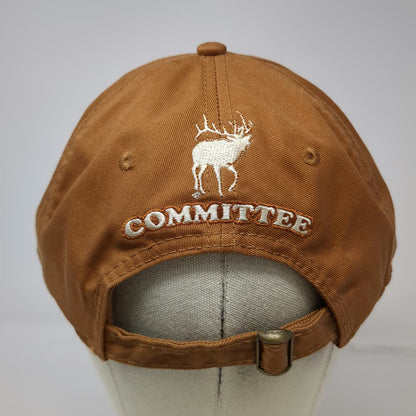 The Game Rocky Mountain Elk Foundation Committee Brown Camo Baseball Cap OS Hat