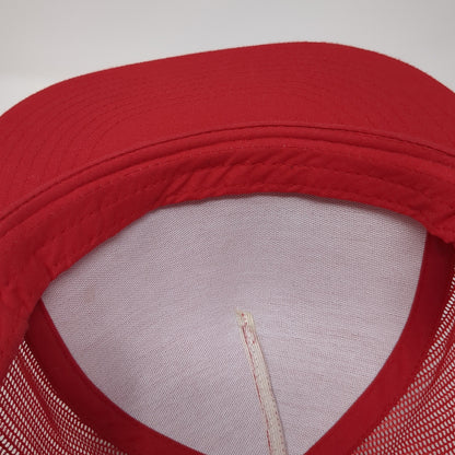 Make #10 Great Again Snapback Trucker Hat Red One Size Mesh Back Yupoong