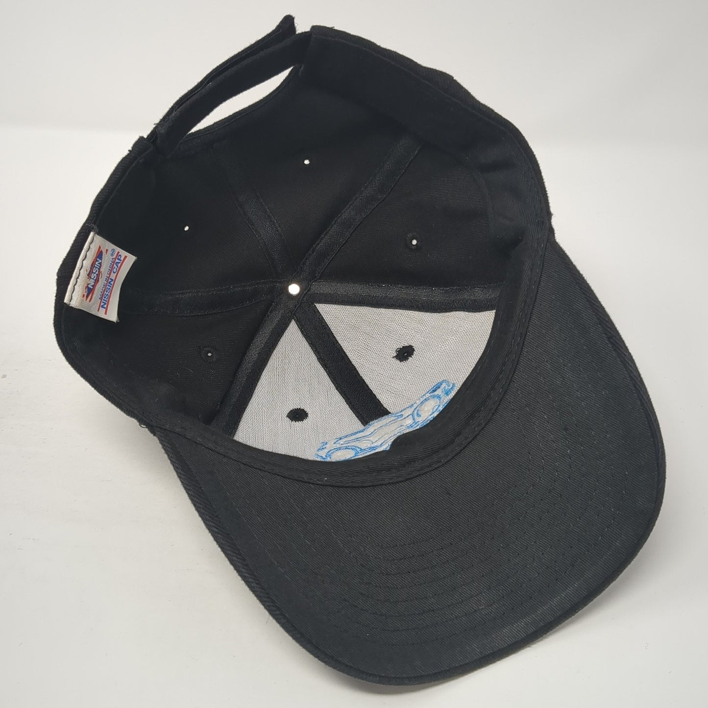 Outlander Sport Strapback Hat Black One Size Adjustable 6 Panel Nissin