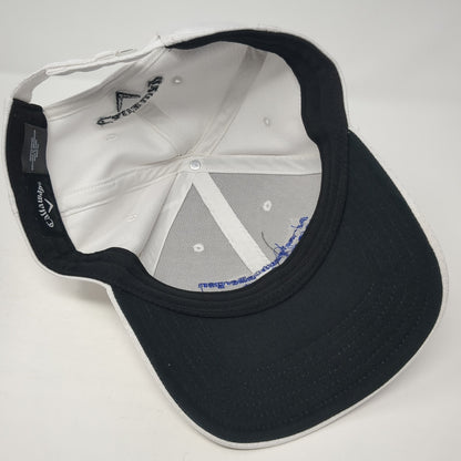 AmerisourceBergen Callaway Strapback Hat White One Size Embroidered