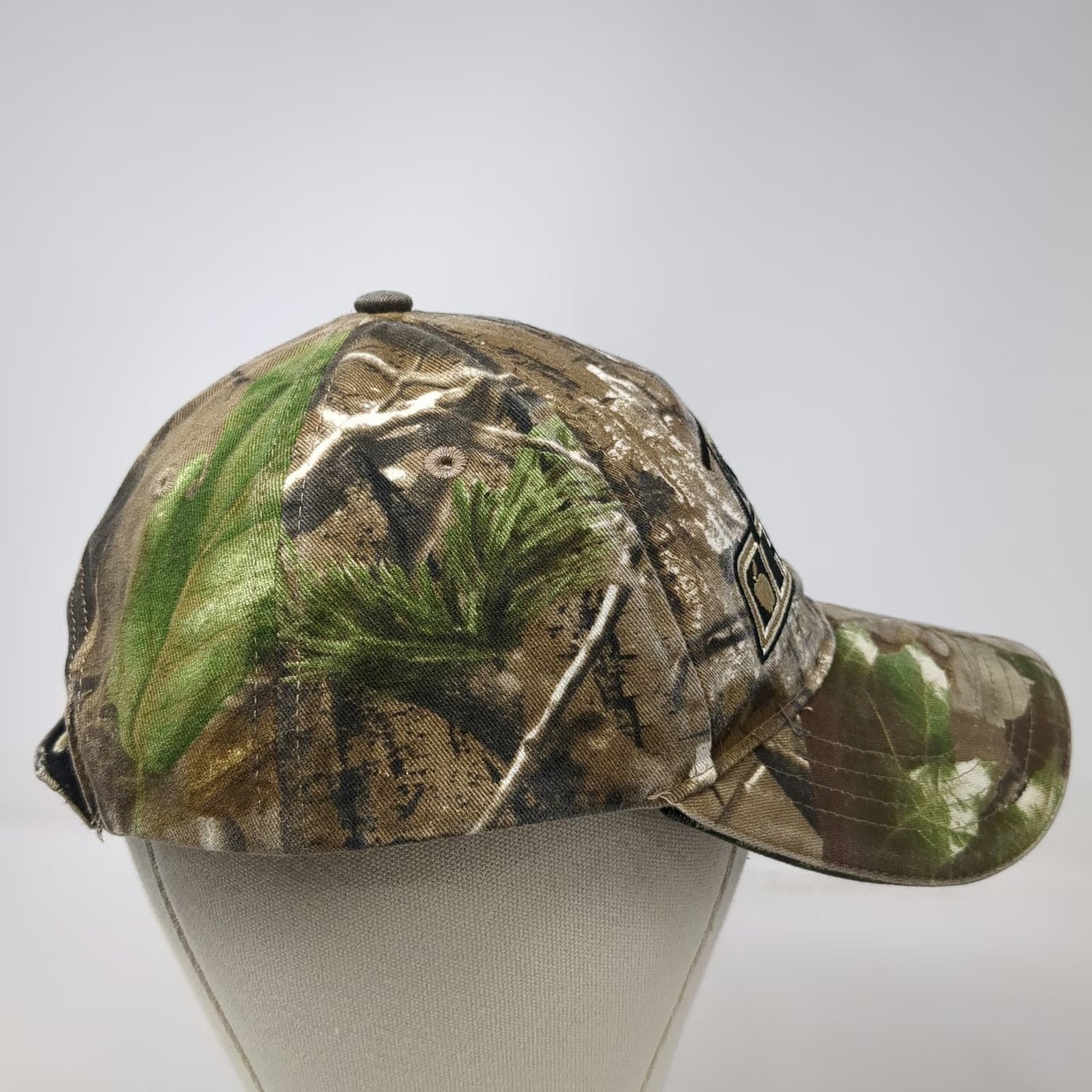 Hoyt Team Camo Baseball Cap Brown Green One Size Strapback Archery Hunting Hat