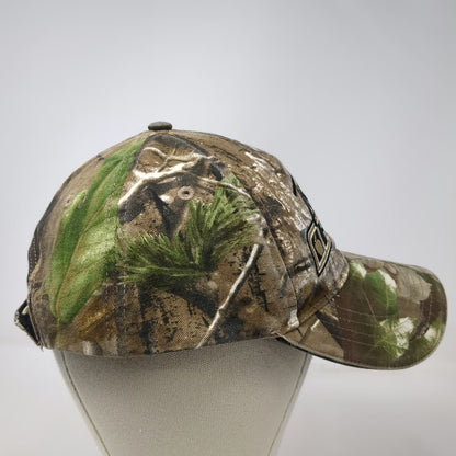 Hoyt Team Camo Baseball Cap Brown Green One Size Strapback Archery Hunting Hat