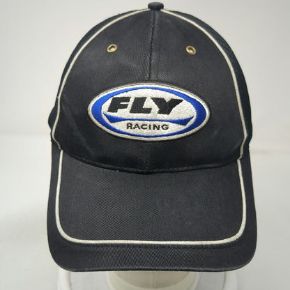 Fly Racing Baseball Cap Black Blue White One Size Strapback Mesh Performance Hat