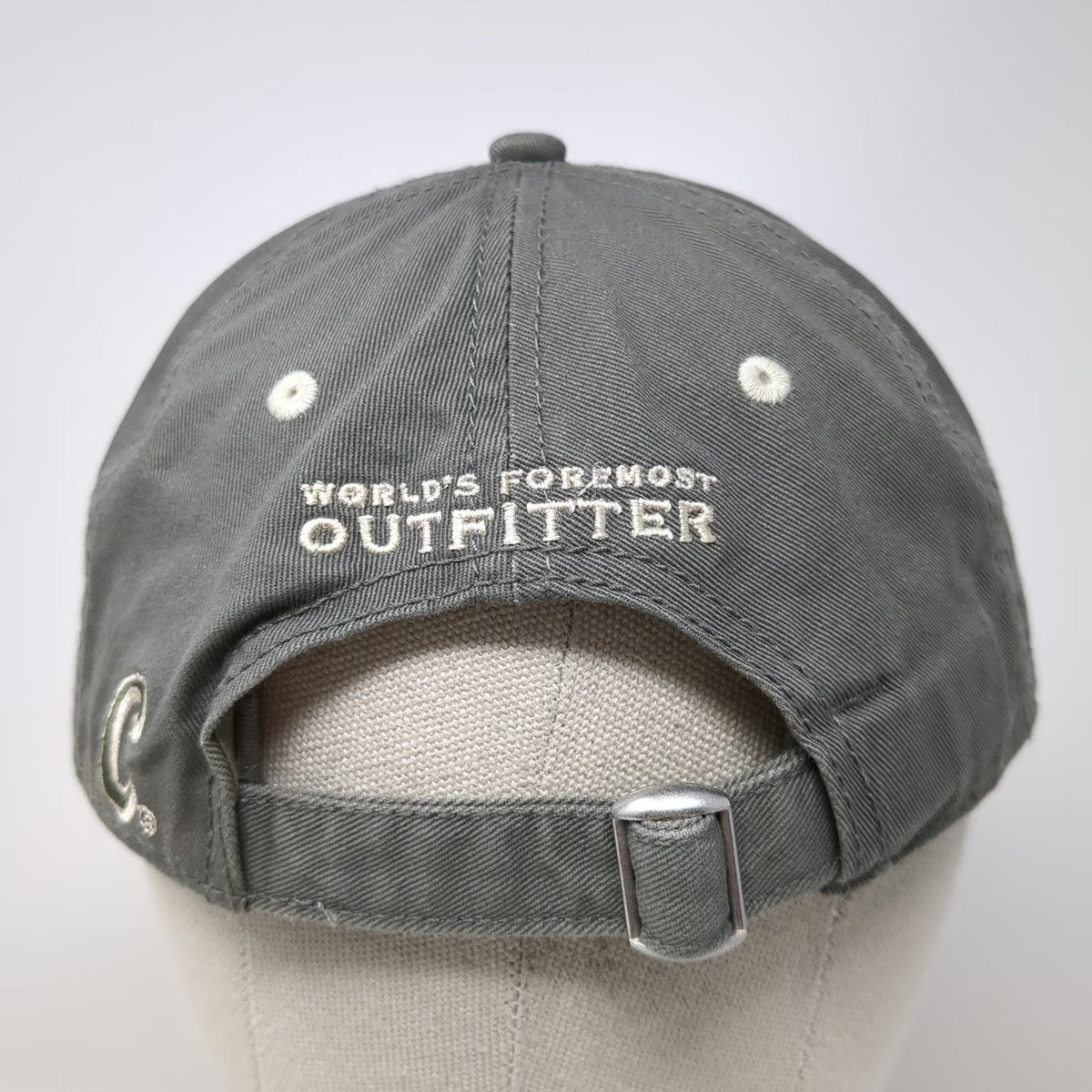 Cabela's Baseball Cap Gray One Size 50th Anniversary 1961-2011 Slideback Hat