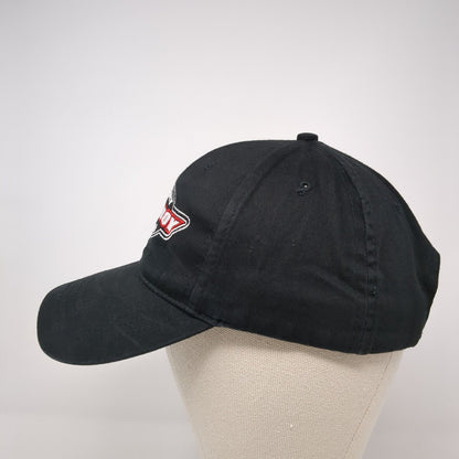 Factory Studboy Racing Strapback Hat Black OS Adjustable Embroidered Cap America