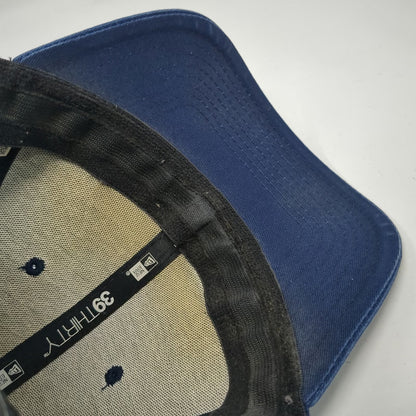 New Era Seattle Seahawks Blue Baseball Cap M NFL Mesh Stretch Fit Logo Hat