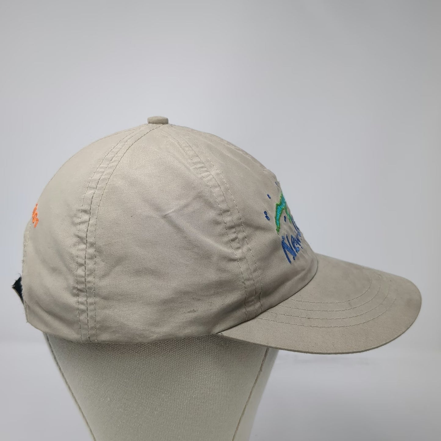 RCC Baseball Cap Beige Strapback New Orleans Alligator Openview 2001 Hat