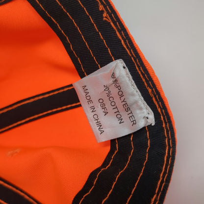 Rocky Mountain Elk Foundation Baseball Cap Orange One Size Strapback Logo Hat