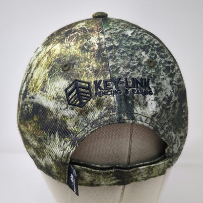 OTTO Baseball Cap Green One Size Camo Mossy Oak Key-Link Fencing Railing W Hat