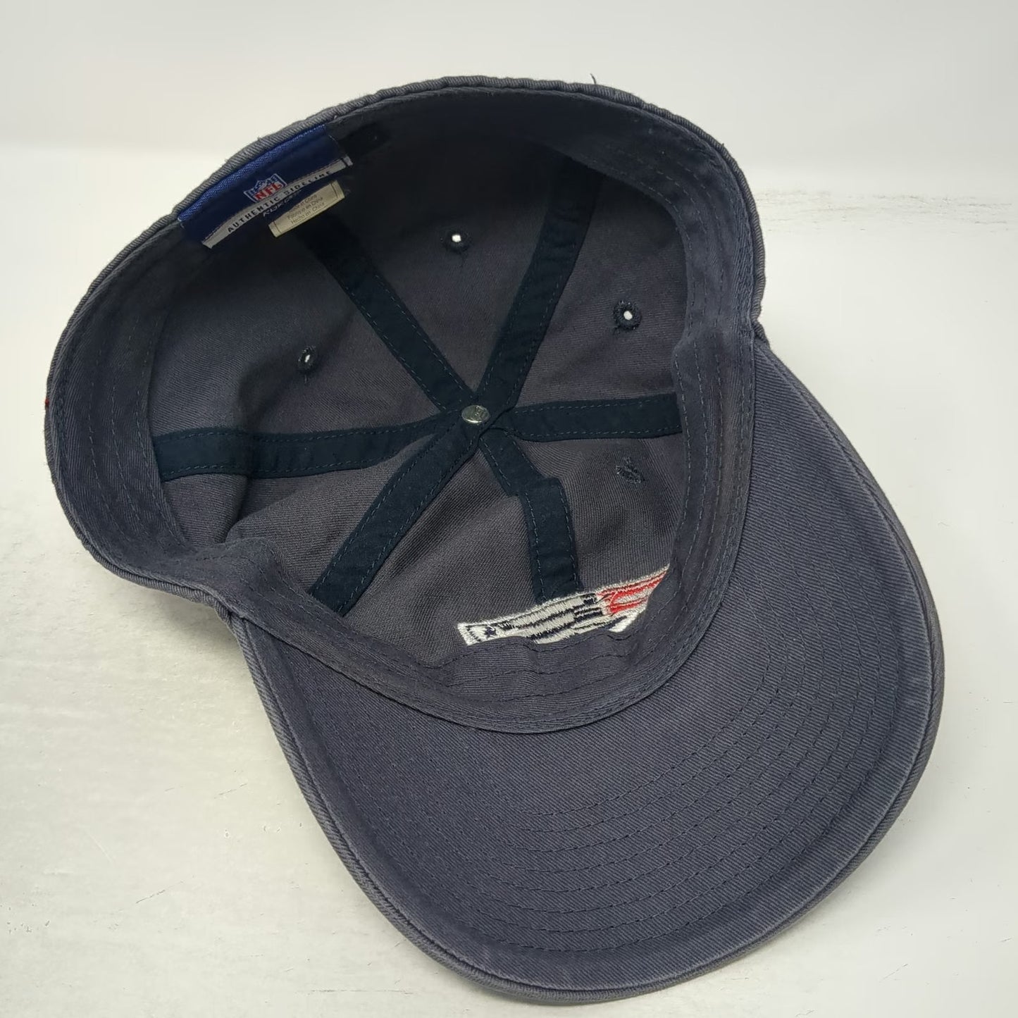 New England Patriots NFL Reebok Cap Blue L Authentic Sideline Embroidered Logo