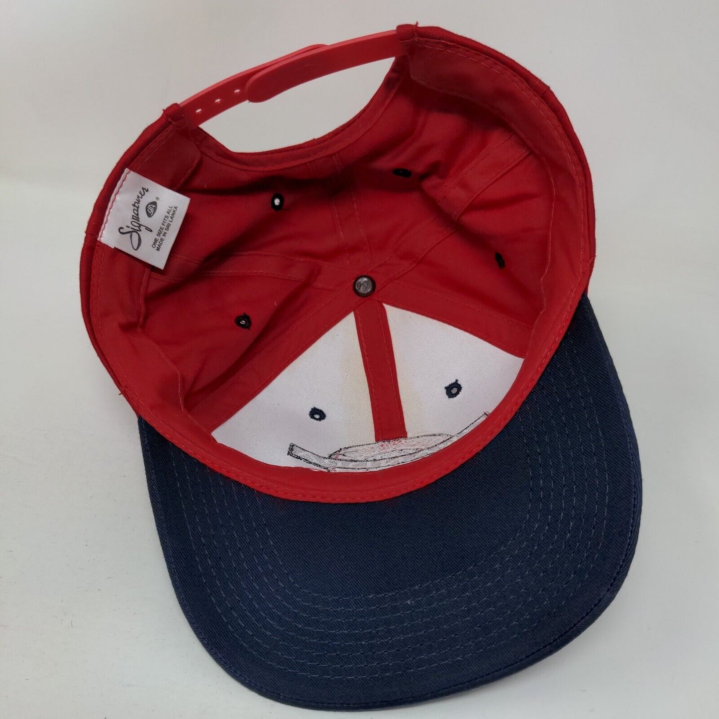 World's Greatest Grandpa Snapback Hat Multicolor OSFA Embroidered Signatures
