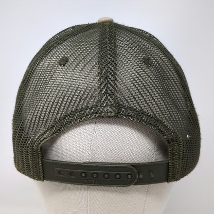 Symmetree Green Trucker Hat One Size Bigfoot American Flag Pine Tree Camo