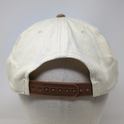 Yellowstone 5 Panel Hat Beige Brown One Size Snapback Braided Rope Cowboy Logo