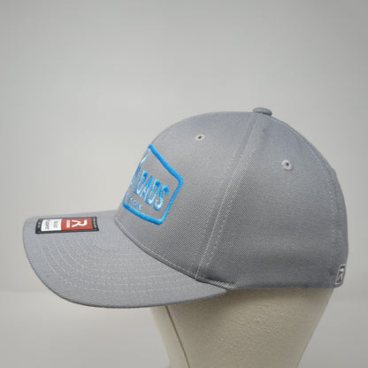 Ride On Dads Riding For The Cure Baseball Cap Gray Medium Flexfit Richardson